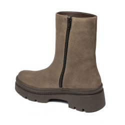 Damskie botki 3408 bufo piasek