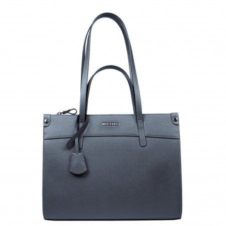 Damska torba na ramię 047g 01 petrol caviar