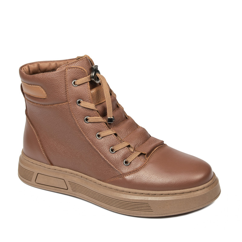 Buty męskie 4152 brązowy kombinowany
