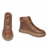 Buty męskie 4152 brązowy kombinowany