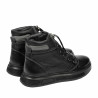 Buty męskie 4152 czarne połączone