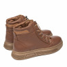 Buty męskie 4152 brązowy kombinowany