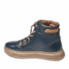 Buty męskie 4152 indigo łączone
