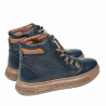 Buty męskie 4152 indigo łączone