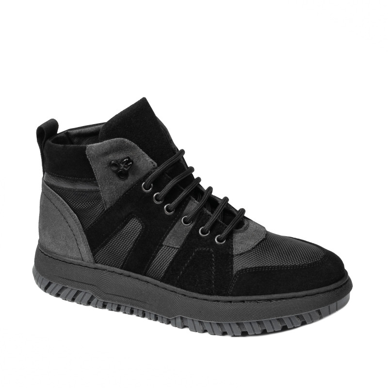 Buty młodzieżowe 4012 bufo czarne+szare