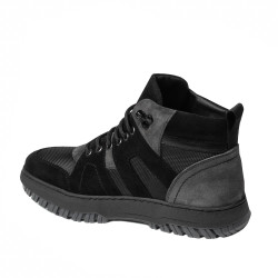 Buty młodzieżowe 4012 bufo czarne+szare