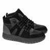 Buty młodzieżowe 4012 bufo czarne+szare