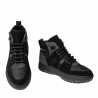 Buty młodzieżowe 4012 bufo czarne+szare