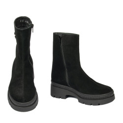 Damskie botki 3408 czarny bufo