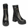Czarne botki damskie 3388