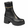 Czarne botki damskie 3388