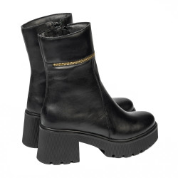 Czarne botki damskie 3388