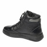 Czarne połączone buty młodzieżowe 4013