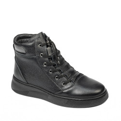 Czarne połączone buty młodzieżowe 4013