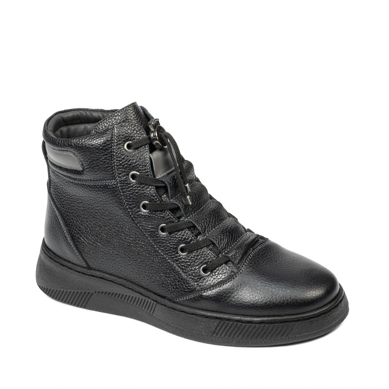 Czarne połączone buty młodzieżowe 4013