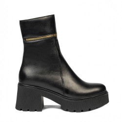 Czarne botki damskie 3388
