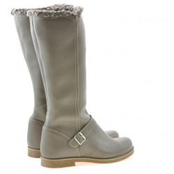 Damskie kozaki 3248 biz kaki