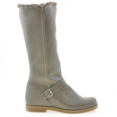 Damskie kozaki 3248 biz kaki