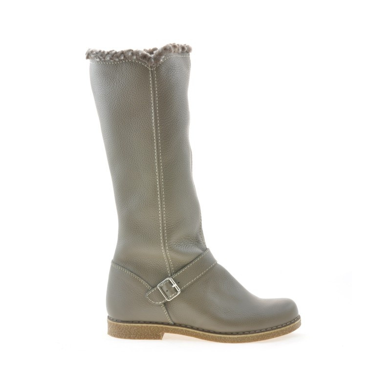 Damskie kozaki 3248 biz kaki