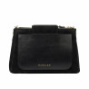 Damska torba na ramię 051g black camoscio