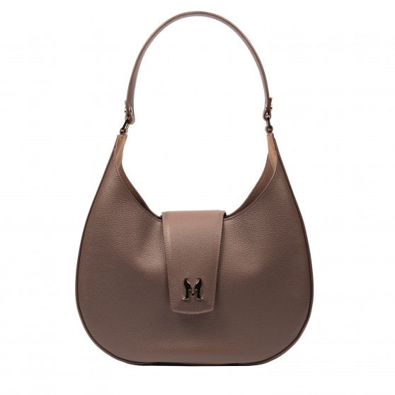 Torebka damska na ramię 050g biz koniak