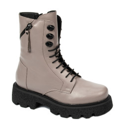 Botki damskie 3414 piasek