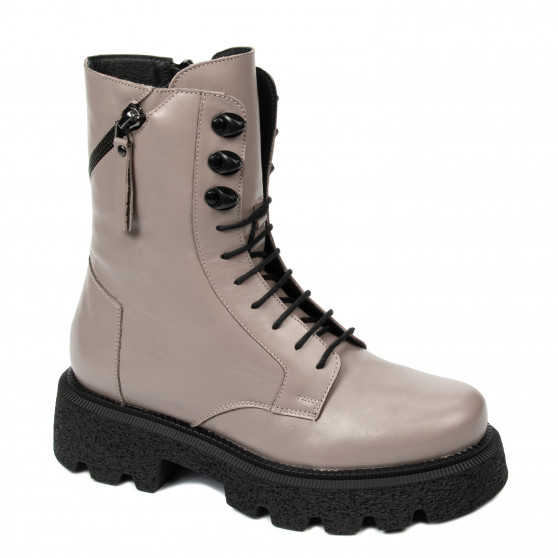 Botki damskie 3414 piasek