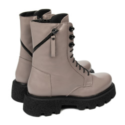Botki damskie 3414 piasek