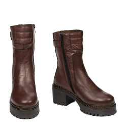 Damskie buty 3417 brązowe