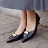 Eleganckie buty damskie 1358 czarne lifestyle