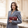 Torba damska na ramię 048g burgundy lifestyle