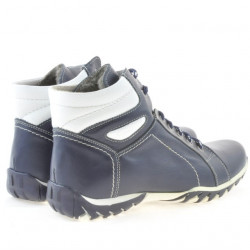 Męskie botki 460 indigo+białe