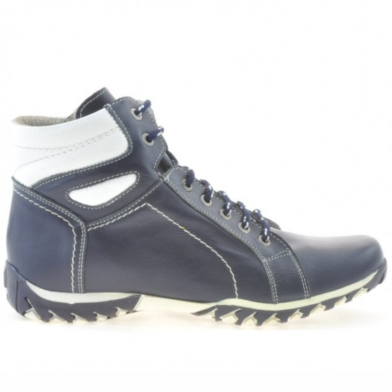 Męskie botki 460 indigo+białe