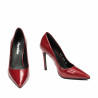 Eleganckie buty damskie 1302 lakierowane czerwone