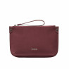 Damska torebka 211g 01 burgundy camoscio