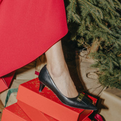 Eleganckie buty damskie 1358 czarne lifestyle