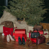 Eleganckie buty damskie 1339 czarny satynowy lifestyle