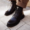 Czarne buty męskie 4151 lifestyle