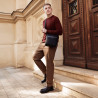 Czarne buty męskie 4151 lifestyle