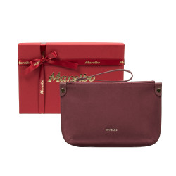 Damska torebka 211g burgundy camoscio