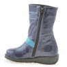 Buty dziecięce małe 23c lakierowane indygo + niebieski