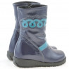 Buty dziecięce małe 23c lakierowane indygo + niebieski