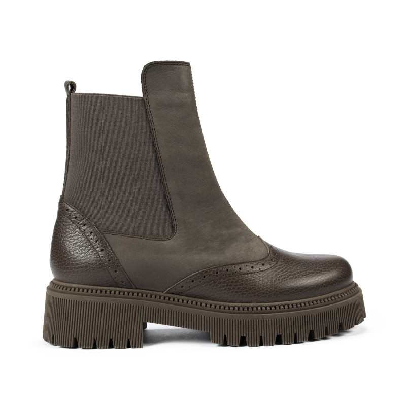 Buty damskie 3390 khaki połączone