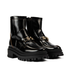 Damskie botki 3377 czarny florantic