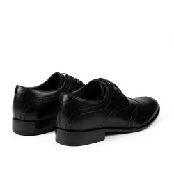 Casual / eleganckie buty męskie 874 czarne