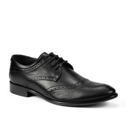 Casual / eleganckie buty męskie 874 czarne