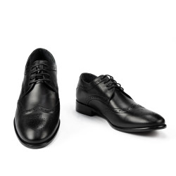 Casual / eleganckie buty męskie 874 czarne