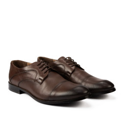Eleganckie buty męskie 879 w kolorze piaskowym