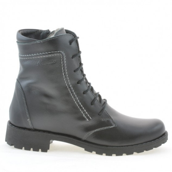 Czarne botki damskie 255