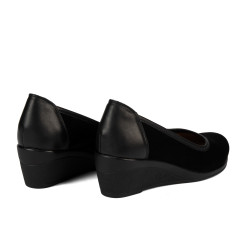 Damskie buty casual 6094 czarne połączenie buffo